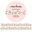 Washi tape - Penpaling Paula 15 mm - Xmas Berries - 1 - Penpaling Paula - Tidformera