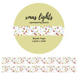 Washi tape - Penpaling Paula 15 mm - Xmas Lights - 1 - Penpaling Paula - Tidformera
