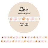 Washi tape - Penpaling Paula - Bloom 10 mm - 1 - Penpaling Paula - Tidformera