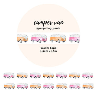 Washi tape - Penpaling Paula - Camper van 15 mm - 1 - Penpaling Paula - Tidformera