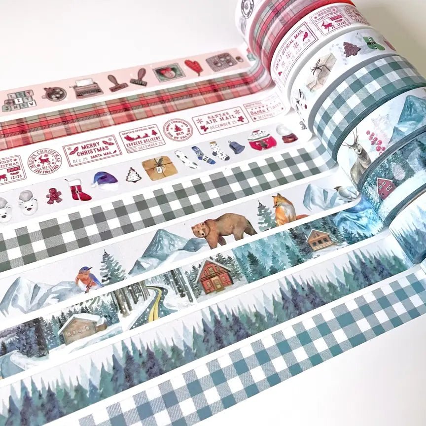 Washi tape - Penpaling Paula - Christmas Plaid 15 mm - 2 - Penpaling Paula - Tidformera