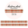 Washi tape - Penpaling Paula - Christmas Plaid 15 mm - 1 - Penpaling Paula - Tidformera