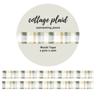 Washi tape - Penpaling Paula - Cottage plaid 15 mm - 1 - Penpaling Paula - Tidformera