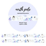 Washi tape - Penpaling Paula - North Pole 15 mm - 1 - Penpaling Paula - Tidformera