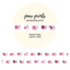 Washi tape - Penpaling Paula - Paw Prints 15 mm - 1 - Penpaling Paula - Tidformera