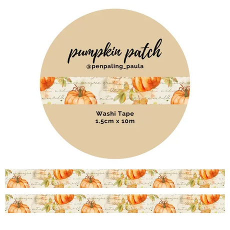 Washi tape - Penpaling Paula - Pumpkin Patch 15 mm - 1 - Penpaling Paula - Tidformera