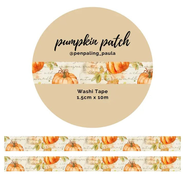 Washi tape - Penpaling Paula - Pumpkin Patch 15 mm - 1 - Penpaling Paula - Tidformera