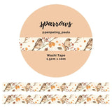 Washi tape - Penpaling Paula - Sparrows 15 mm - 1 - Penpaling Paula - Tidformera