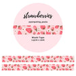 Washi tape - Penpaling Paula - Strawberries 15 mm - 1 - Penpaling Paula - Tidformera