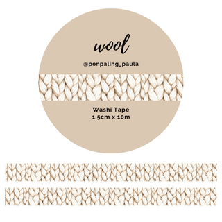 Washi tape - Penpaling Paula - Wool - 1 - Penpaling Paula - Tidformera