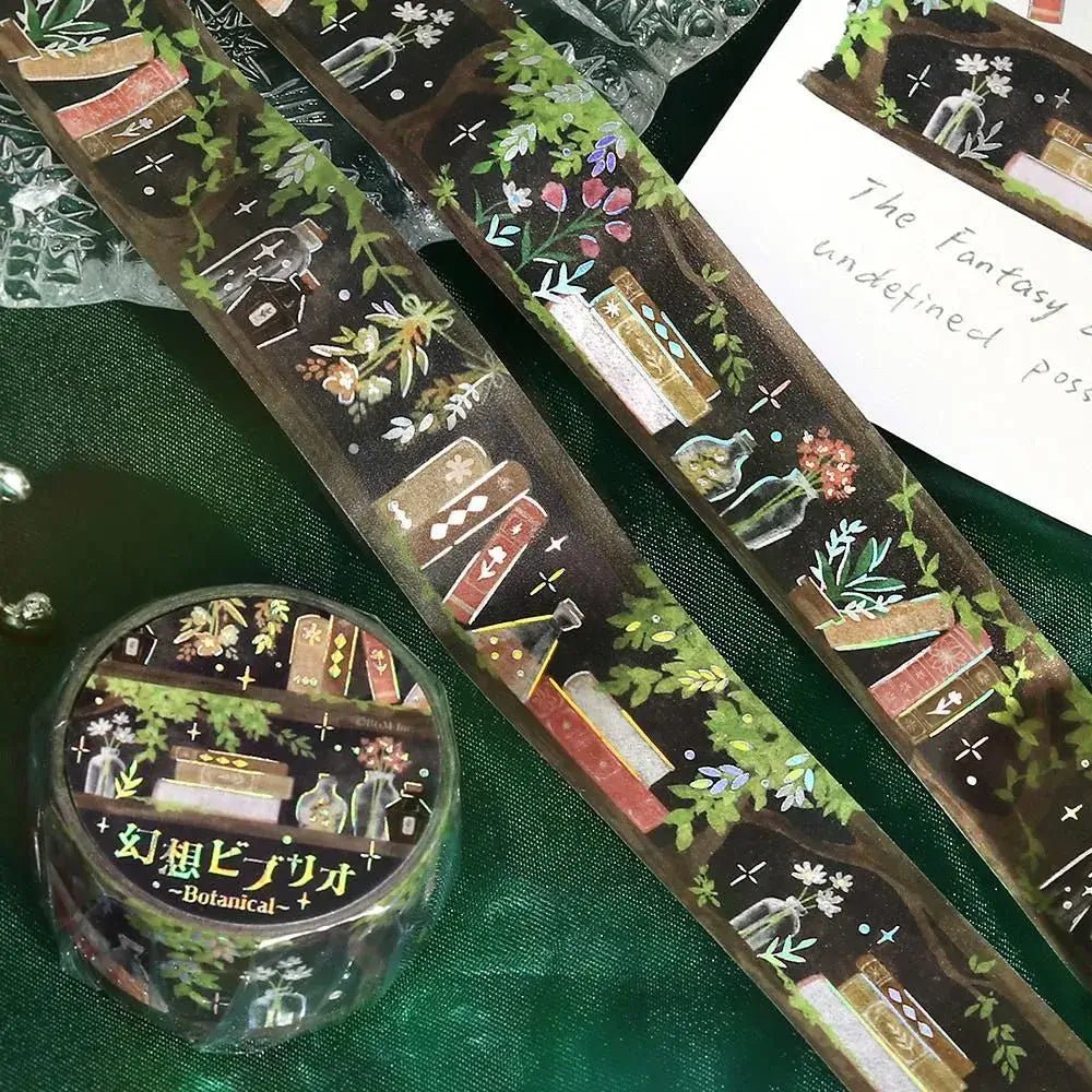 Washi Tape Phantom Vibrio - Botanical - 2 - BGM - Tidformera