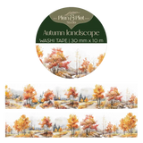 Washi tape Plan & Plot - 30 mm - Autumn Landscape - 1 - Plan & Plot Studio - Tidformera