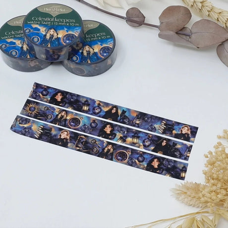Washi tape Plan & Plot - Celestial Keepers 15 mm - 2 - Plan & Plot Studio - Tidformera