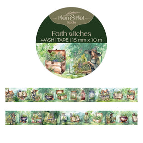 Washi tape Plan & Plot - Earth witches 15 mm - 1 - Plan & Plot Studio - Tidformera