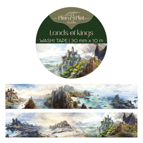 Washi tape Plan & Plot - Lands of kings 30 mm - 1 - Plan & Plot Studio - Tidformera