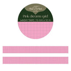 Washi tape Plan & Plot - Pink Dreams Grid 15 mm - 1 - Plan & Plot Studio - Tidformera