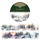 Washi tape Plan & Plot - Snowland 30 mm - 1 - Plan & Plot Studio - Tidformera