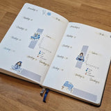 Washi tape Plan & Plot - Snowy winter grid 15 mm - 2 - Plan & Plot Studio - Tidformera