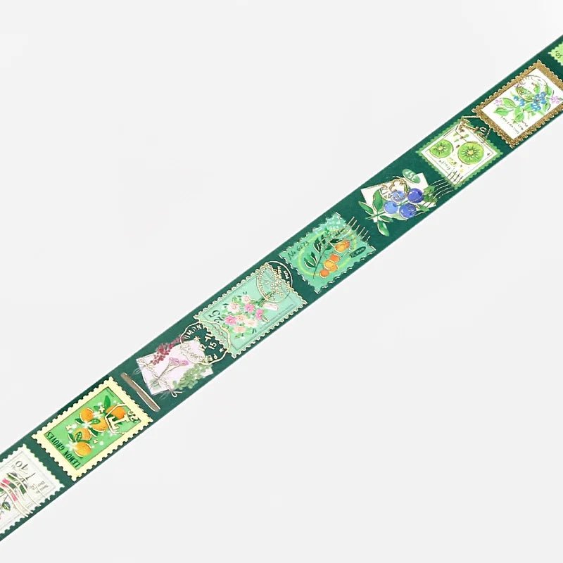 Washi Tape Post Office - Plant Green - BGM - Tidformera