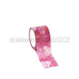 Washi tape Renke Bloomy on - Fuchsia 30 mm - Alexandra Renke - Tidformera