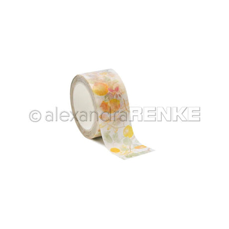 Washi tape Renke Citroner - Citrus plants 25 mm - Alexandra Renke - Tidformera