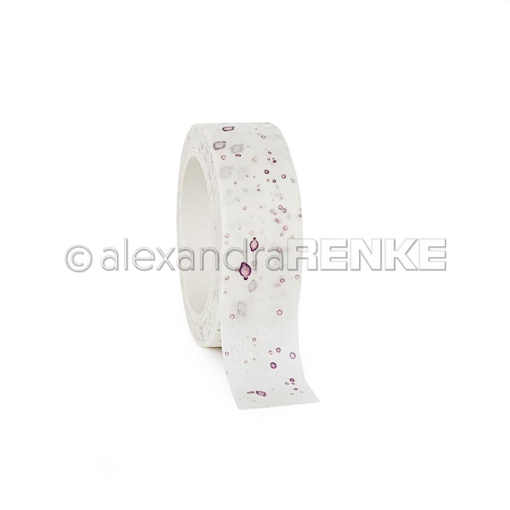 Washi tape Renke Color blotches - Purple 15 mm - Alexandra Renke - Tidformera