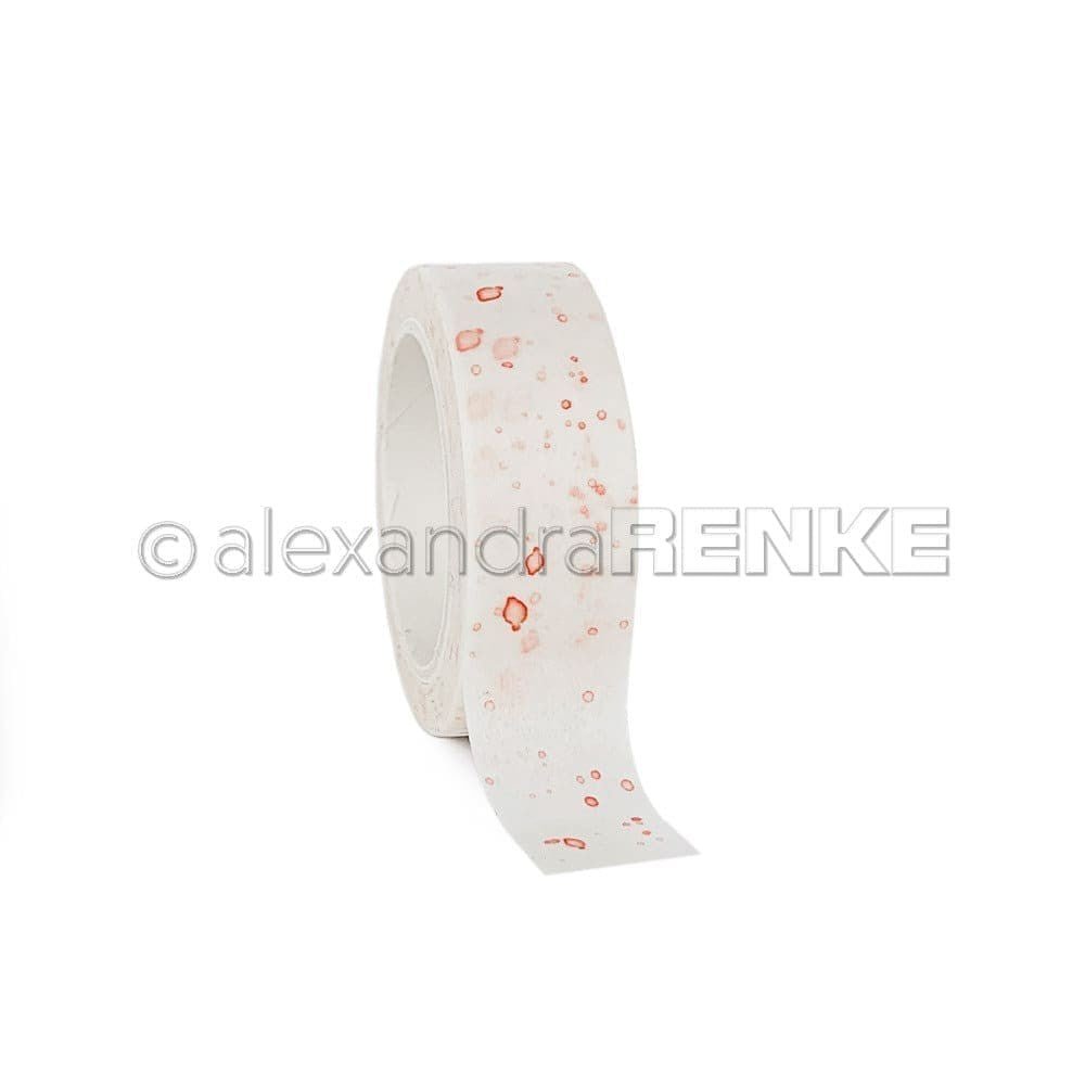 Washi tape Renke Color blotches - Rose 15 mm - Alexandra Renke - Tidformera