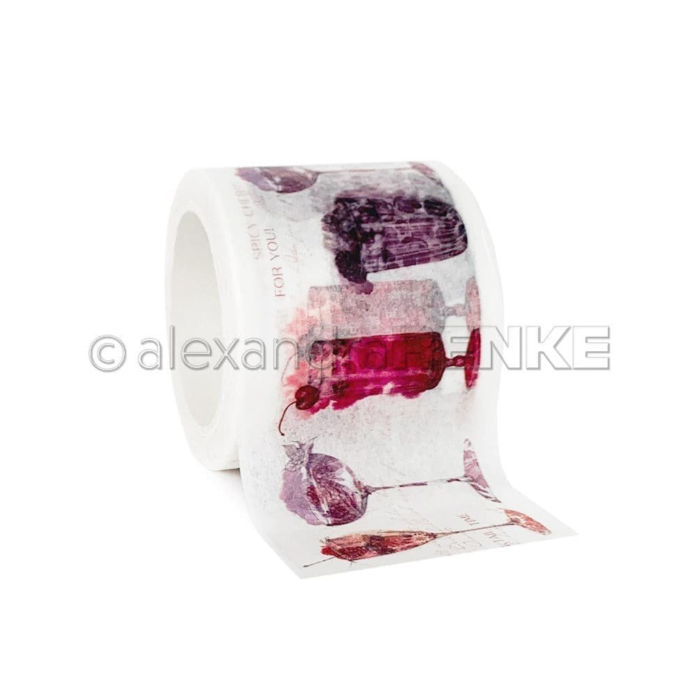 Washi tape Renke Drycker - Berry - Alexandra Renke - Tidformera