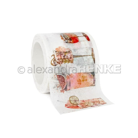 Washi tape Renke Drycker - Orange - Alexandra Renke - Tidformera