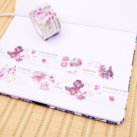 Washi tape Renke Flower lexicon - 2 - Alexandra Renke - Tidformera