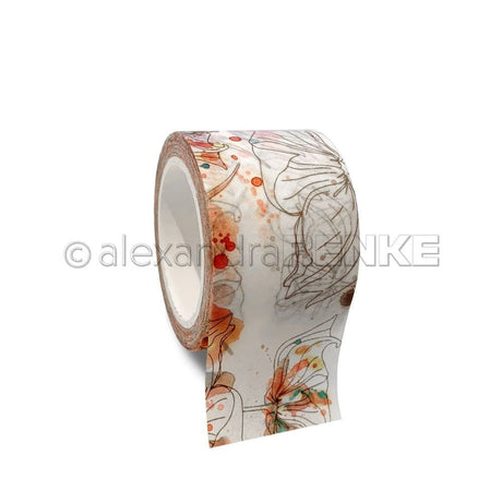 Washi tape Renke Flowers Sparkle - Sparkle flowers - Alexandra Renke - Tidformera