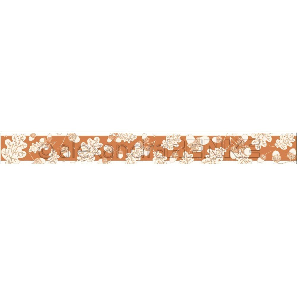 Washi tape Renke Höstblommor - Amber oak - Alexandra Renke - Tidformera