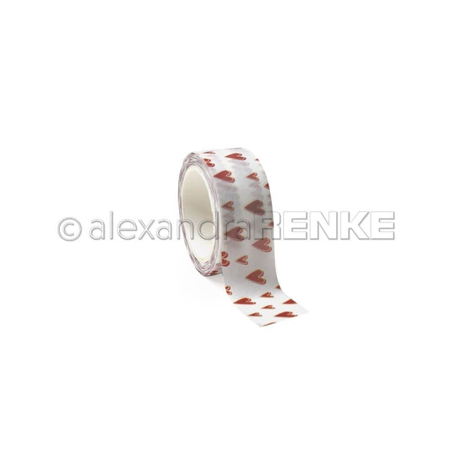 Washi tape Renke Love - Flying hearts 20 mm - Alexandra Renke - Tidformera