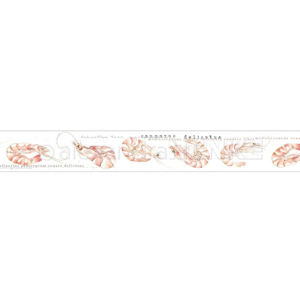 Washi tape Renke Mat - Little prawns 30 mm - Alexandra Renke - Tidformera