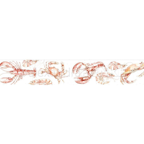 Washi tape Renke Mat - Lobster & Co 40 mm - Alexandra Renke - Tidformera