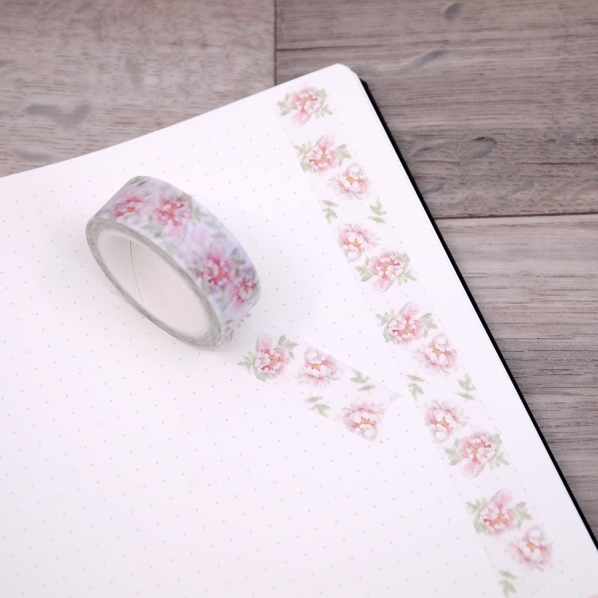 Washi tape Renke Pioner - Peony small 20 mm - Alexandra Renke - Tidformera