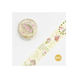 Washi Tape Romance in the Garden - Yellow - BGM - Tidformera