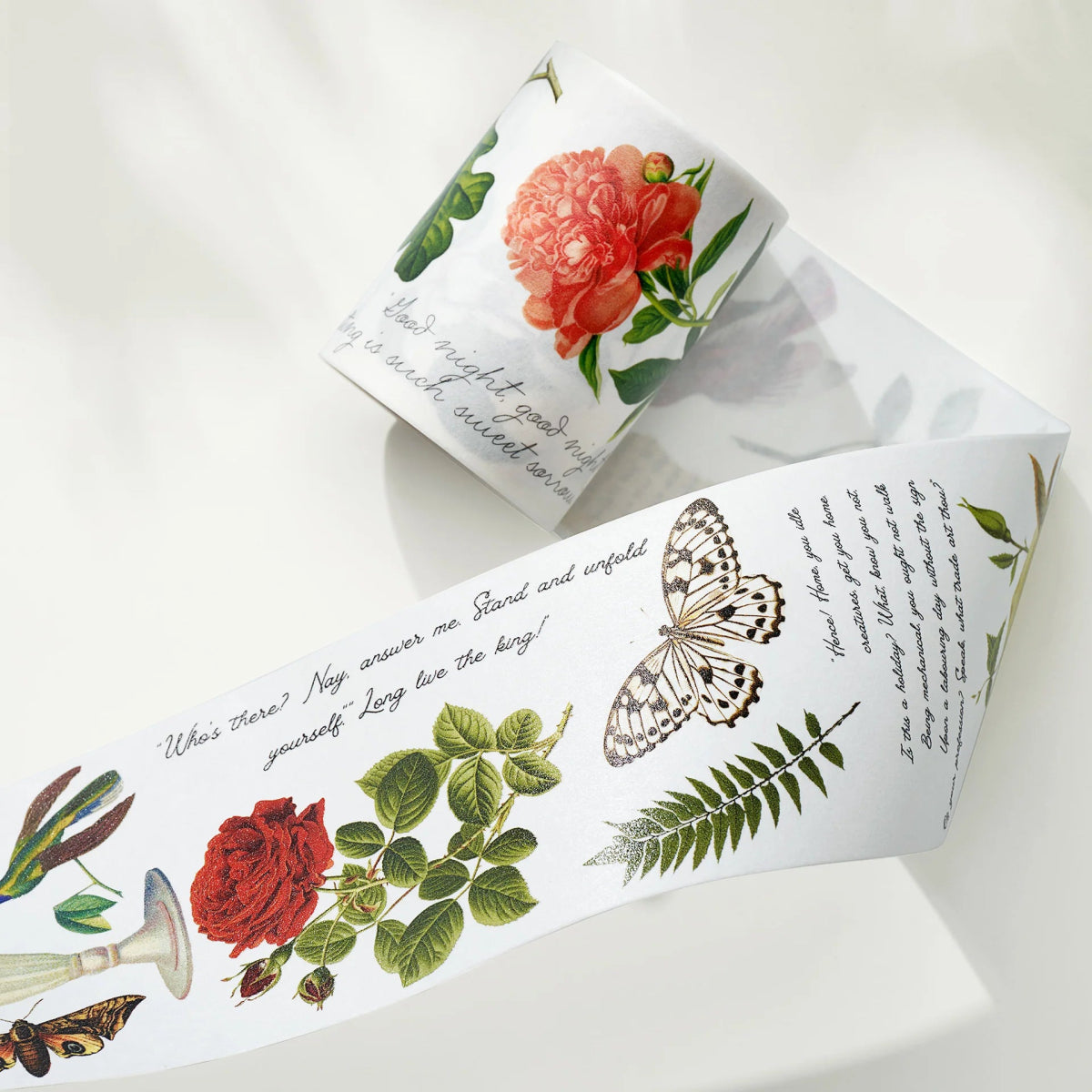 Washi tape Romeo's Roses Wide - 60 mm - Washi Tape Shop - Tidformera