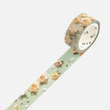 Washi Tape Roses - Yellow rose - BGM - Tidformera