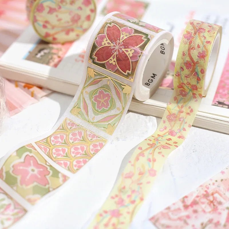 Washi tape Sakura Limited - Sakura Blizzard - BGM - Tidformera