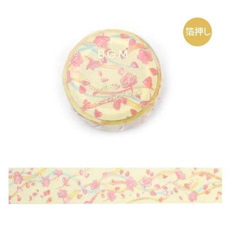 Washi tape Sakura Limited - Sakura Blizzard - BGM - Tidformera