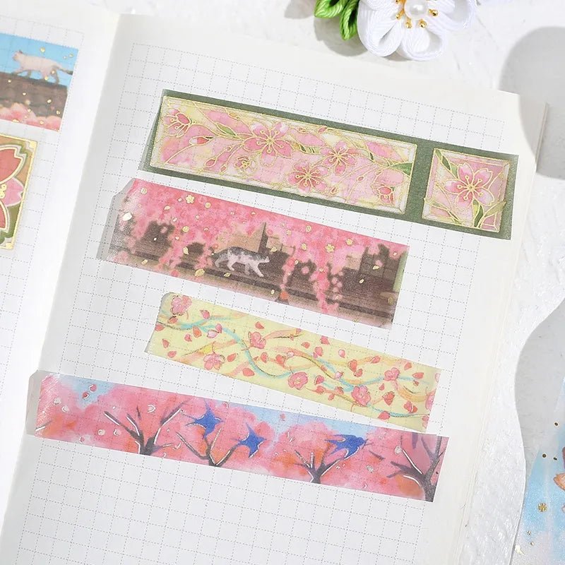 Washi tape Sakura Limited - Spring is Coming - BGM - Tidformera