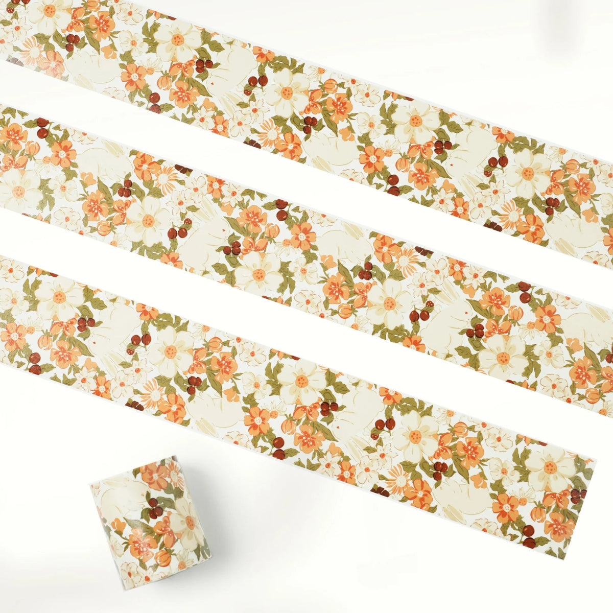 Washi Tape Set - Rustic Camellia - 3 - pack - 3 - Washi Tape Shop - Tidformera