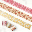 Washi Tape Set - Scarlet Bloom - 3 - pack - 1 - Washi Tape Shop - Tidformera