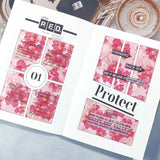 Washi Tape Set - Scarlet Bloom - 3 - pack - 6 - Washi Tape Shop - Tidformera