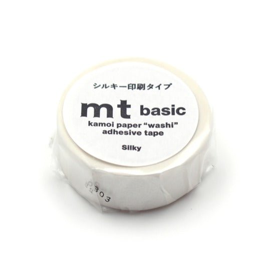 Washi Tape Silky - White - 2 - MT masking tape - Tidformera