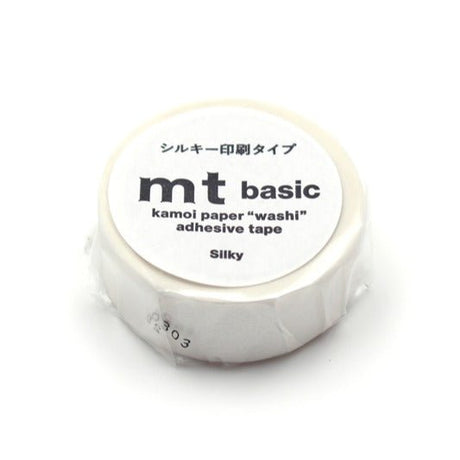 Washi Tape Silky - White - 2 - MT masking tape - Tidformera
