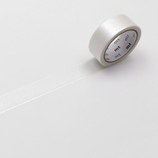 Washi Tape Silky - White - 3 - MT masking tape - Tidformera
