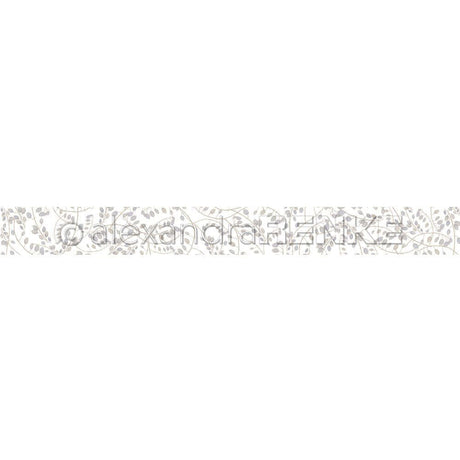 Washi tape Silver leaf pattern 30 mm - Alexandra Renke - Tidformera