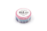 Washi Tape Slim 6 mm 3 - pack - Deco grid - MT masking tape - Tidformera